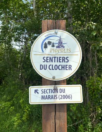 Début derrière la Halte des Zouaves